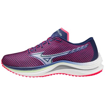 Zapatillas Para Correr Mizuno WAVE Rebellion Mujer Rosas / Azules Blancos / Verdes - Chile M436QRAB